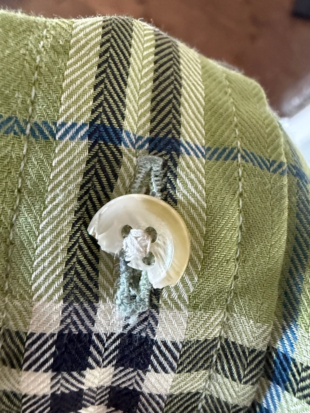 Burberry Novacheck Plaid Button down in green - Picture 5 of 5